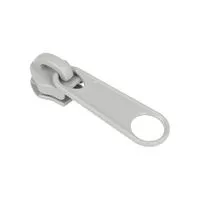 Suwak do taśmy suwakowej spiralnej #5 non-lock kolor szary jasny 50szt.