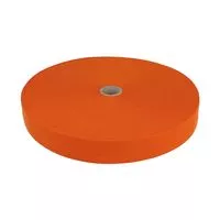 Taśma lamówka dziana 15mm kolor pomarańczowy 50mb