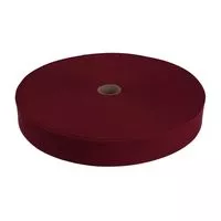 Taśma lamówka dziana 15mm kolor bordowy 50mb