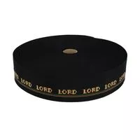 Gurt syntetyczny 45mm LORD kolor czarny 50mb