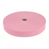 Taśma lamówka dziana 15mm kolor różowy jasny 50mb
