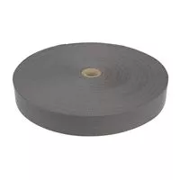Taśma lamówka dziana 25mm kolor szary 50mb