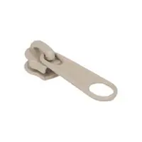 Suwak kordel do taśmy suwakowej spiralnej #3 non-lock kolor beżowy 500szt.