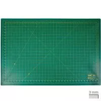 DW-12120 GREEN Mata podkładowa do cięcia, samoregenerująca, 120x90 cm, grubość 3 mm, zielona