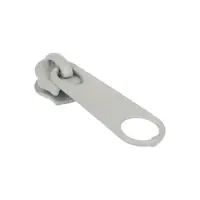 Suwak non-lock #3 kordel do taśmy suwakowej spiralnej kolor szary 500szt.