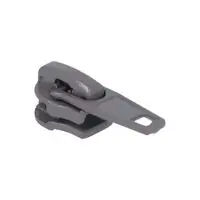 Suwak auto-lock #5 do taśmy suwakowej spiralnej niemagnetyczny kolor szary 500szt.