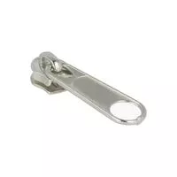 Suwak kordel do taśmy suwakowej spiralnej #3 non-lock kolor srebrny 500szt.