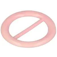 Klamra plastikowa 34mm ozdobna - kółko