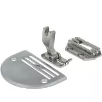 Zestaw do ciężkiego szycia ze stopką standardową (płytka 11315001 (H26) , ząbki 11314001, stopka P711, P127, 113160100) stebnówka transport dolny ząbkowy Jack A2H, A4H7,  F4H, F5H, JUKI 7000AH, SIRUBA 7200BH1