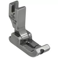 P69LH-NF 1/8 Stopka do wszywania kedry 3,2mm lewa z przegubem transport igłowy