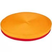 Taśma rypsowa 20mm kolor pomarańczowo czarny 50mb