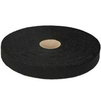 Taśma flizelinowa skos 20mm kolor czarny 100mb