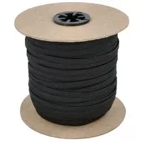 Guma pleciona 5mm kolor czarny 100mb