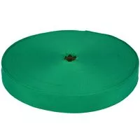 Taśma rypsowa 20mm kolor zielony 50mb