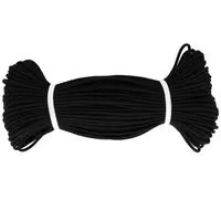 Gumosznurek 4mm kolor czarny 50mb