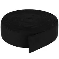 Guma tkana 50mm kolor czarny 25mb