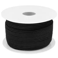 Guma okrągła 2.6mm kolor czarny 50mb