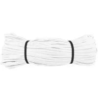 Guma dziana 5mm kolor biały op.100mb