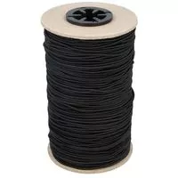 Guma okrągła 1.6mm kolor czarny 100mb