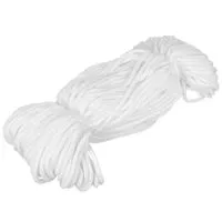 Sznurek poliestrowy 4mm kolor biały 50mb