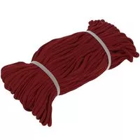 Sznurek poliestrowy 4mm kolor pomarańczowy 50mb