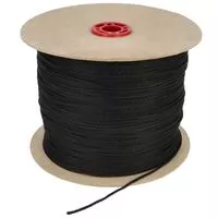 Sznurek poliester ze wsadem  do wypustek 1.8mm kolor czarny