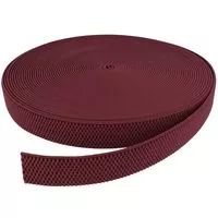 Guma szelkowa 40mm kolor bordowy 25mb