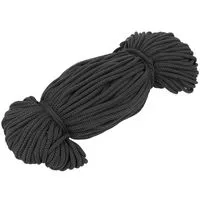 Sznurek poliestrowy 4mm kolor szary ciemny