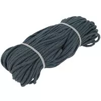 Sznurek bawełniany 5mm kolor szary stalowy 50mb