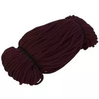 Sznurek poliestrowy 4mm kolor bordowy 50mb