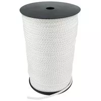 Sznurek polipropylenowy z rdzeniem 5 mm kolor biały 100mb