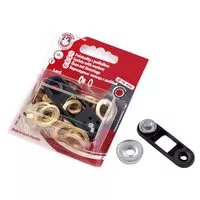 Oczka metalowe 8mm kolor złoty 20szt.