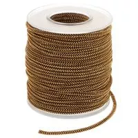 Sznurek ozdobny z lureksem 3mm kolor złoty 25mb