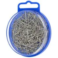 Szpilki krawieckie 15mm ze stalową  dużą główką do cekinów op.30g (350szt.)