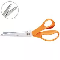 Nożyczki krawieckie ząbkowane ZIG-ZAG 23 cm FISKARS 1005130 do cienkich i grubych tkanin