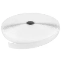 Rzep 20mm NYLON haczyk BIAŁY /krążek-25mb/madis
