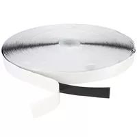 Rzep 16mm z KLEJEM pętelka CZARNA  /karton-1500m/madis