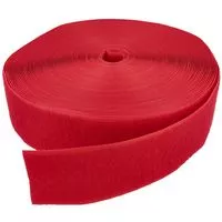 Rzep 50mm pętelka KOLOR CZERWONY (010) (krążek-25m)