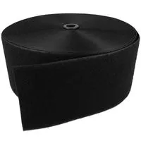 Rzep 100mm pętelka CZARNY (krążek-25m)