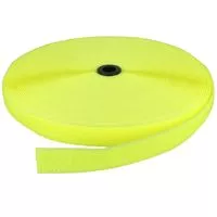 Rzep 25mm pętelka kol. ŻÓŁTY ODBLASK (005, 5087/NEON) (krążek-25m)