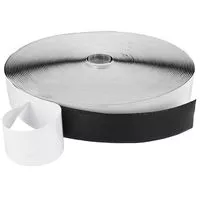 Rzep 50mm z KLEJEM haczyk CZARNY 100% NYLON /karton-500m/madis