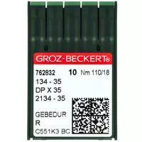 134-135 (110) R Igły Groz-Beckert GEBEDUR złocone do stebnówki dwuigłowej