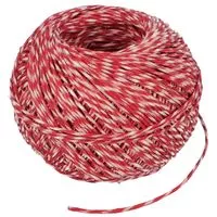 Sznurek lniany Leno 3 50g 88m kolor biało-czerwony
