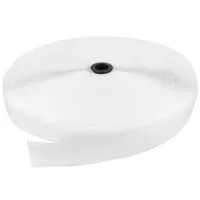 Rzep 30mm NYLON pętelka BIAŁA /karton-800m/madis