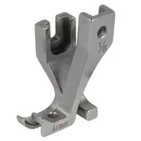 U193SG 1/8'' (3,2mm) Stopka krawędziowa lewa półstopka z prowadnikiem (U192B + U193SG 1/8'') komplet transport podwójny ząbkowo-stopkowy