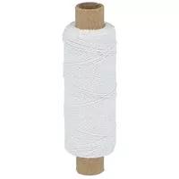 Nici gumowe do szycia Optex 8mm kolor biały 30m