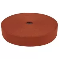 Taśma lamówka dziana 30mm kolor brązowy 50mb