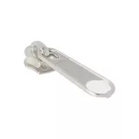 Suwak kordel do taśmy suwakowej spiralnej #3 non-lock kolor srebrny 500szt.