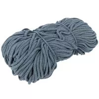 Sznurek bawełniany 5mm kolor stalowy szary 100mb