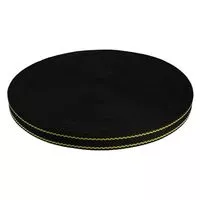 Taśma nośna 20mm polipropylenowa czarny z dwoma żółtymi nitkami 50mb